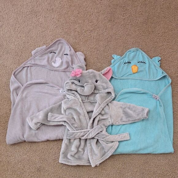 Baby Bath robe And Towel Set - Picture 1 of 6
